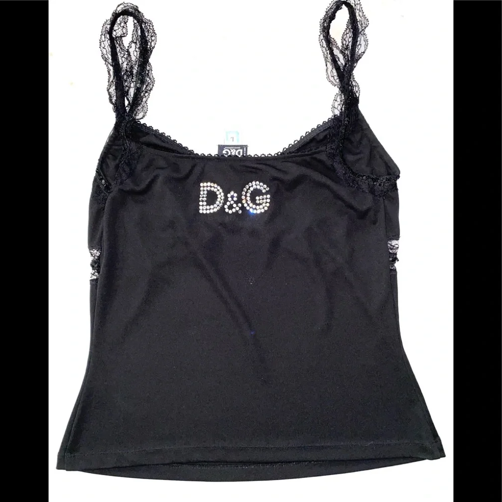 トップス D&G BEACHWEAR 2000s Pile Tank Top Dolce & Gabbana DOLCE & GABBANA Beachwear Tank Top | Grailed